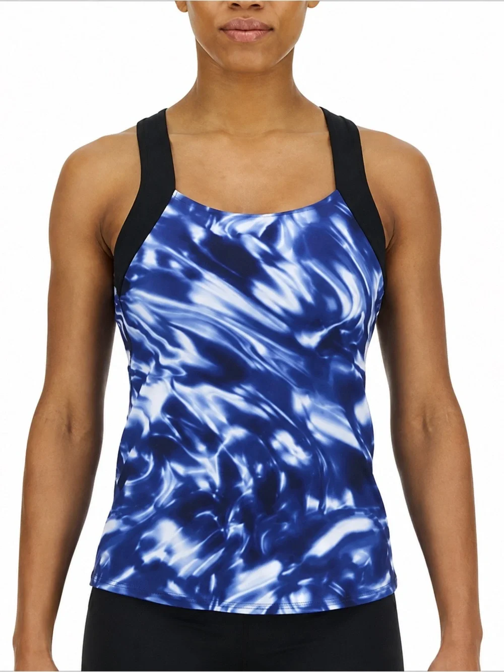 TYR Rivo Square Neck Tankini Top NWT
